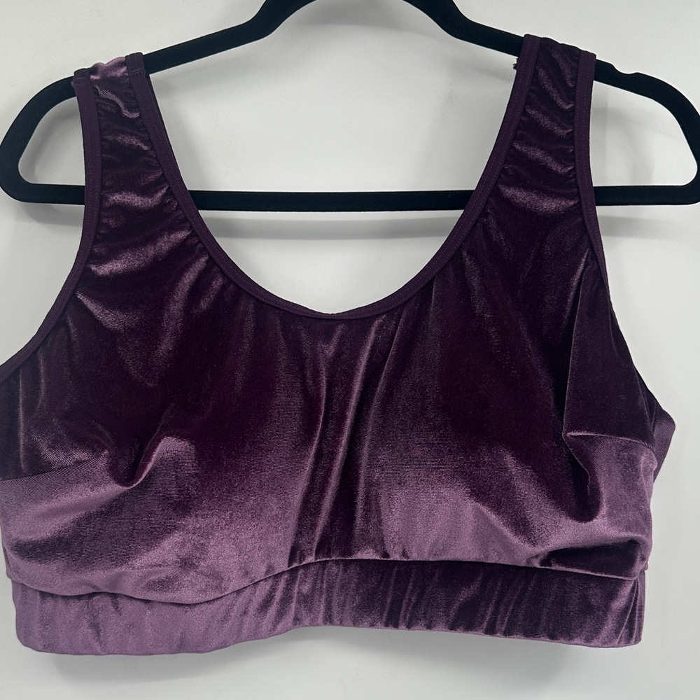 Velvet Torrid Curve Purple Bralette Size 3 F0036